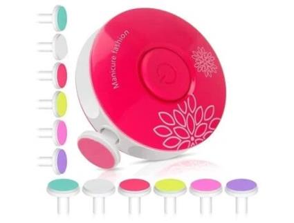 Cortador de unhas elétrico para bebês - Lima de unhas 6 em 1 - Lima de unhas - Broca de unhas - Segurança - Cortador de unhas ZHUODIKE