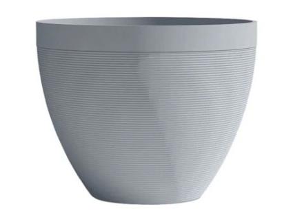 Vaso - GARDEN ID - Green Care Impact Azul-Cinza - 40 x 31 cm - 10 anos de garantia - 100 reciclado - resistente a UV/gel