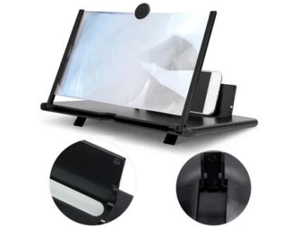 Suporte Amplificador Hd Lupa Alta QIILU Tecido Multicor