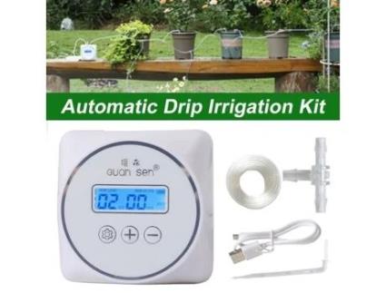 Spapade Irrigação Cronometrada Automática para Plantas, Sistema de Irrigação Drop Arrow com 10pcs Drop Arrow (10m) QINGQUE