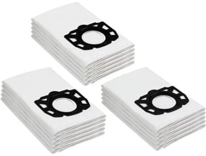 15 Sacos para Aspirador Karcher WD4, WD5, WD6, MV4 TOVBMUP
