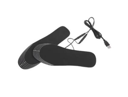 Lv.life Almofada de sapato aquecida USB Inverno USB Palmilha elétrica aquecida Aquecedor de pés Almofada de sapato lavável LV.LIFE