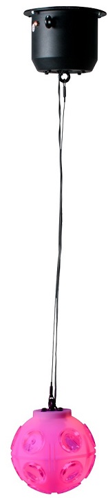 Bola Suspensa Rotativa c/ Efeitos LED