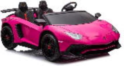 Carro Elétrico Lamborghini Aventador Roadster (Monolugar) Rosa