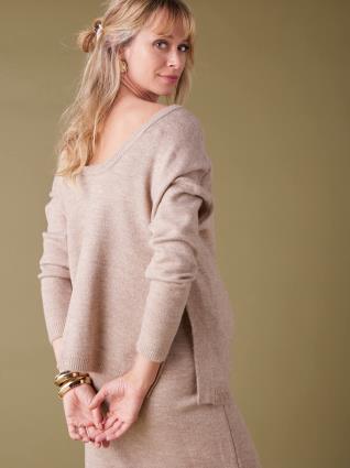 Conjunto camisola e saia em tricot, ENVIE DE FRAISE toupeira