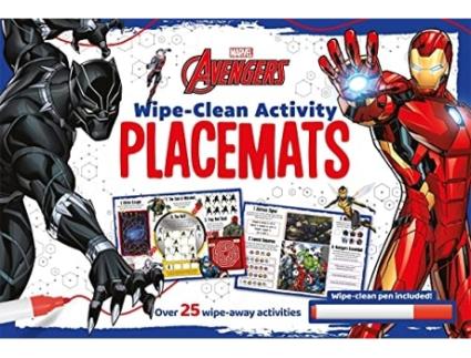 Livro Marvel Avengers Wipe-clean Activity Placemats de Marvel Entertainment International Ltd (Inglês)