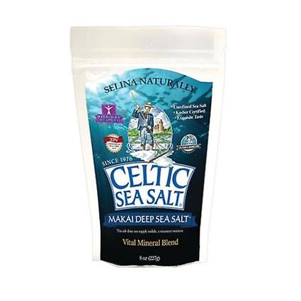 Celtic Sea Salt Sal do Mar Celta Makai Deep Grossarse Sea Salt, 8 Oz (Pacote de 1)