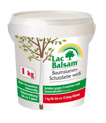 Frunol Delicia ETISSO® LacBalsam Tree Trunk Tinta Protetora branca, 1 kg