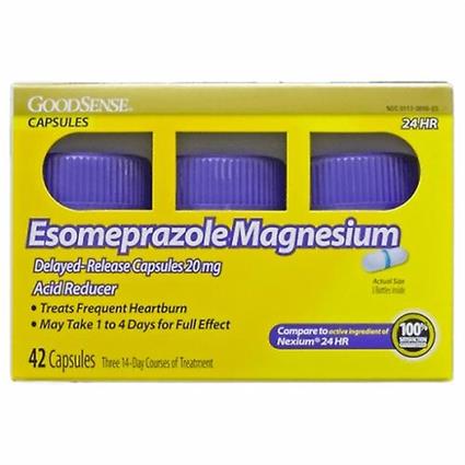 Good Sense Esomeprazol Magnésio,20mg ,42 Cápsulas (Pacote de 1)