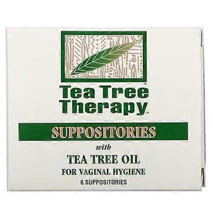 Tea Tree Therapy Tea Tree Supositório, 6 pk (Pacote de 1)