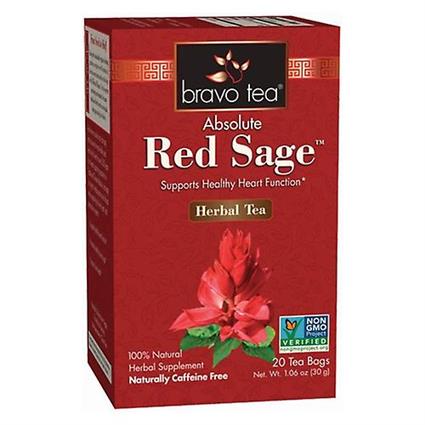 Bravo Tea & Herbs Red Sage Root Tea, 20 sacos (Pack de 1)