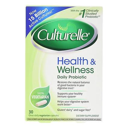 Culturelle Probiótico com Lactobacillus, 30 Veg Caps (Pacote de 1)