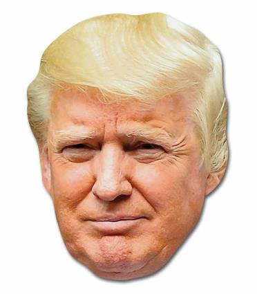 Celebrity Masks Presidente Donald Trump Celebridade Estrela Cartão Festa Fantasia Máscara de Vestido