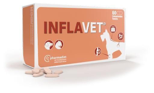 Farmadiet Inflavet Anti-inflamatório Articular para Cães e Gatos 60 Comprimidos 60 tablets