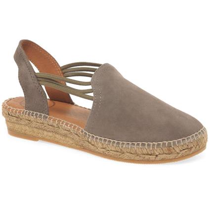 Toni Pons Nuria II Mulheres Espadrilles Camurça Taupe 6 Uk/39 Eu