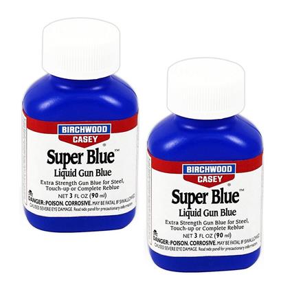 Birchwood Casey Super azul pacote de 3oz - força dupla metal acabamento - gêmeo standard