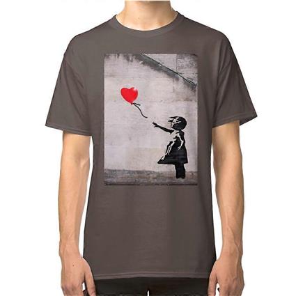 RockShark Banksy, camiseta hope darkgrey XL