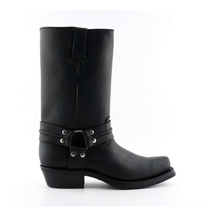 Grinders Moedores Renegados Hi Preto Botas de Couro Unisex EU39