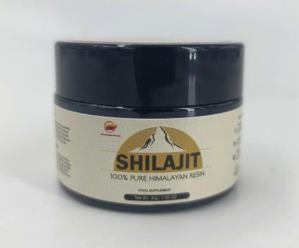 Himalayan Pure Organic Shilajit, Qualidade Premium, 30 gramas (com colher)