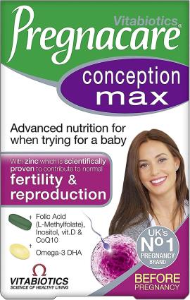 Vitabiotics, Pregnacare Conception Max, 84 Comprimidos/Cápsulas