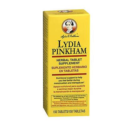 Lydia Pinkham Lydia E Pinkham Herbal Supplement, 150 abas (Pacote de 1)