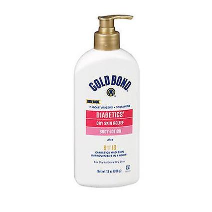 Gold Bond Ultimate Loção para Alívio da Pele Seca Diabética, 13 Oz (Pacote de 1)