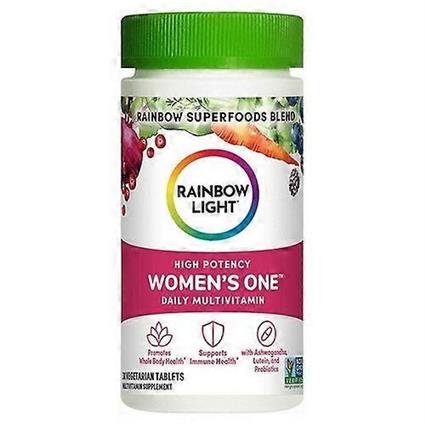 Multivitamínico Feminino Rainbow Light, 30 Cápsulas