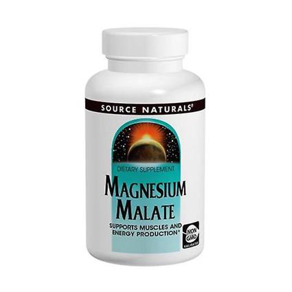 Source Naturals Natural de Origem Magnésio Malate, 200 Caps (Pack of 1)