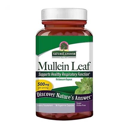 Nature's Answer Mullein Leaf, 90 Caps (Pack of 1)
