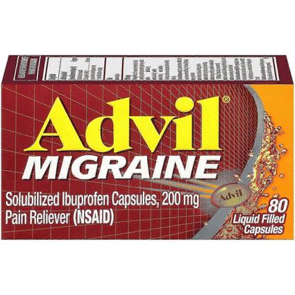 Advil Alívio da Dor e Redutor de Febre, 200 Mg, Cápsulas Líquidas, 80 Ea