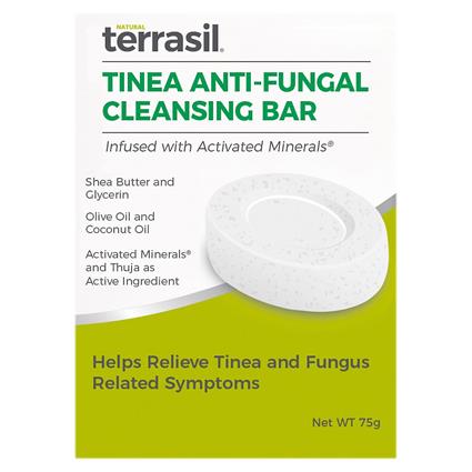 Terrasil, Tinea Barra de Limpeza Antifúngica, 75 g