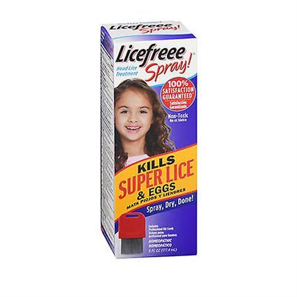 Licefreee Piolhos livres! Tratamento de piolhos de cabeça spray lice lice, 6 Oz (Pacote de 1)
