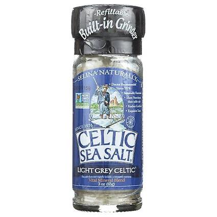 Celtic Sea Salt Light Grey Grossarse Salt Grinder, 3 Oz (Pack of 1)