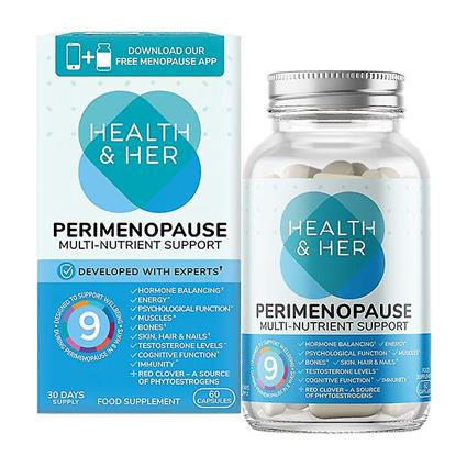 Health & Her Saúde & Sua perimenopausa suplemento multinutriente 60 cápsulas