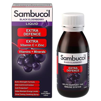 Sambucol, defesa de Sambucol Extra, 120ml