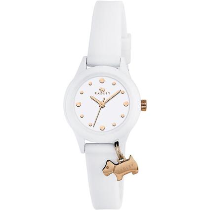 Radley Ry2320 White Dial Rubber Strap Ladies Watch Branco One Size