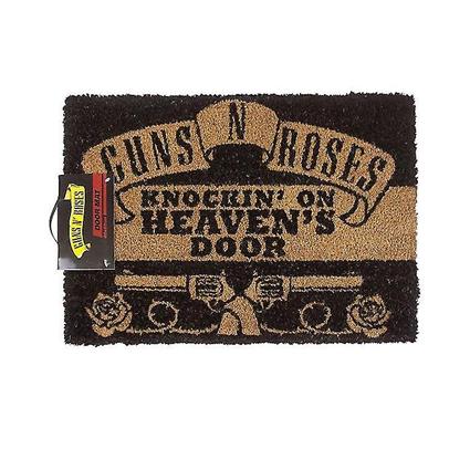 Guns N' Roses oficial batendo em céus porta tapete de porta Marrom/preta One Size