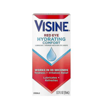 Colírio Visine Advanced Redness + Alívio de Irritação, 0.5 Oz