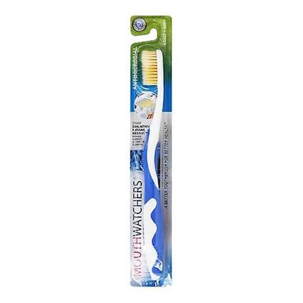 Escova de Dentes Adulto Naturalmente Antimicrobiana Doctor Plotka's Mouthwatchers,0 ,Soft Blue 1 Cada (Pacote de 1)