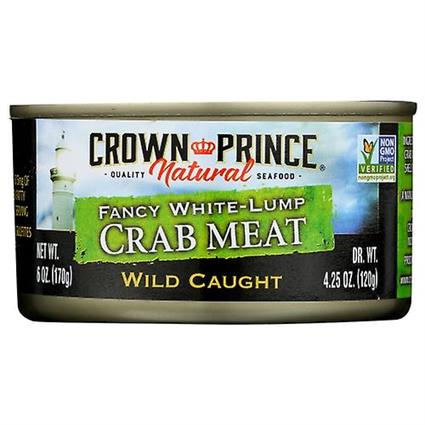 Crown Prince Caranguejo-da-coroa Carne Branca, Caso de 1 X 6 Oz (Pacote de 1)