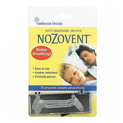 Scandinavian Formulas Dispositivo anti-ronco escandinavo de fórmulas nozovent, 2 ct (Pacote de 1)