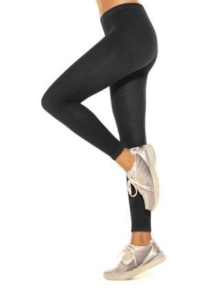 Solidea prata onda longa senhoras compressão Leggings [estilo 355A5] Nero (preto) L Nero (preto)
