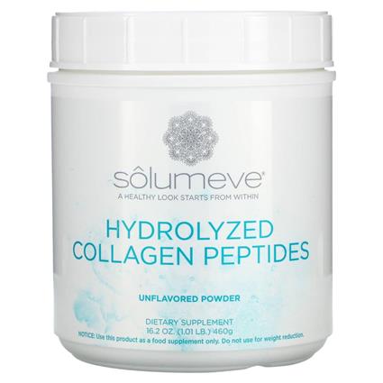 Solumeve, Peptídeos de colágeno hidrolisados, Pó sem sabor, 16 oz (1 lb) 460 g