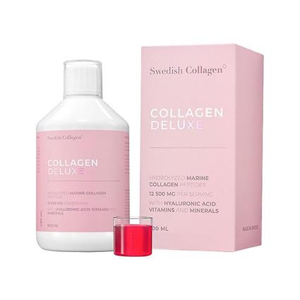 Swedish Collagen Deluxe 12.500mg Colágeno Marinho 500ml 20 Doses