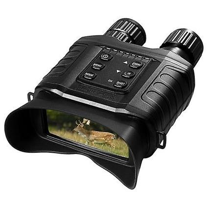 POTATO Visão Noturna Binóculos 4X Digital Zoom IR Night Vision Scope com câmera de distância escura de 500m