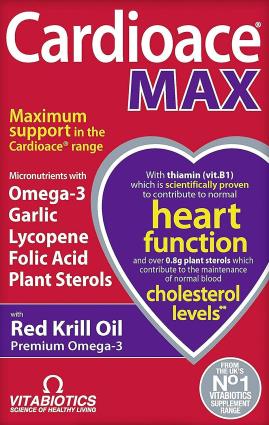 Vitabiotics Cardioace MAX, 84 Cápsulas