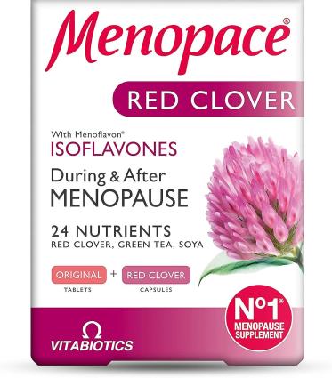 Vitabiotics Menopace Red Clover, 56 comprimidos/cápsulas
