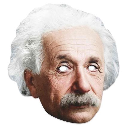 Celebrity Masks Albert Einstein 2D Card Party Máscara Facial