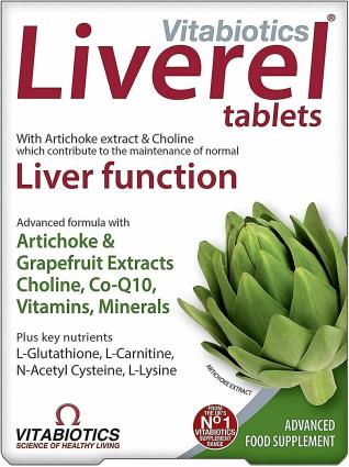 Vitabiotics Vitabióticos, Liverel, 60 Comprimidos
