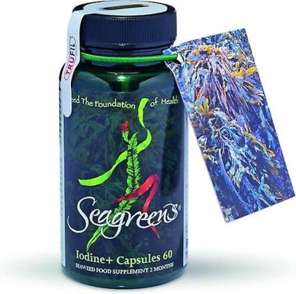 Seagreens, Iodo + Cápsulas, 60 Cápsulas